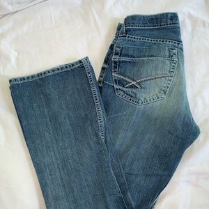 BKE Denim FULTON Jeans 30 Tag Sz 30/32 Style: KBK1806R Flaws/measurement in pics